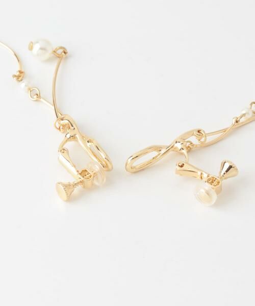 SMELLY / スメリー ピアス・イヤリング | ウェーブパールスウィングイヤリング | 詳細5