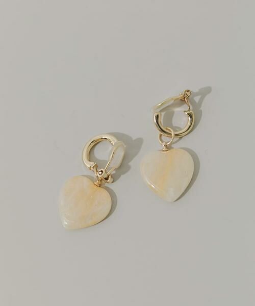 SMELLY / スメリー ピアス・イヤリング | ジュシハートフープイヤリング | 詳細1