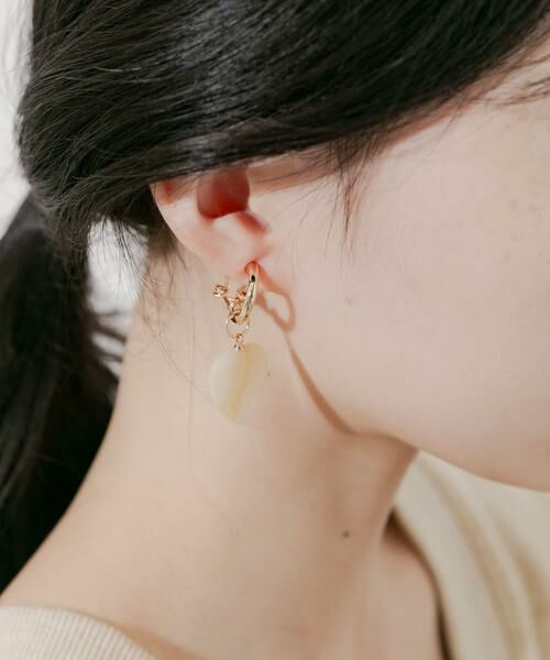 SMELLY / スメリー ピアス・イヤリング | ジュシハートフープイヤリング | 詳細6