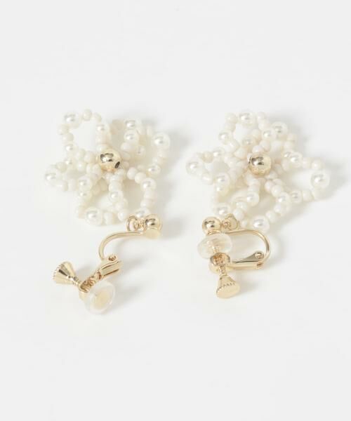 SMELLY / スメリー ピアス・イヤリング | ビースフラワーイヤリング | 詳細6