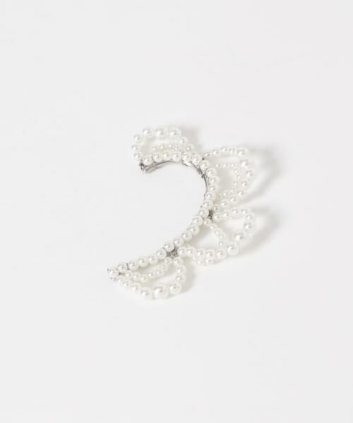 SMELLY / スメリー ピアス・イヤリング | パールフラワーイヤーフック | 詳細3