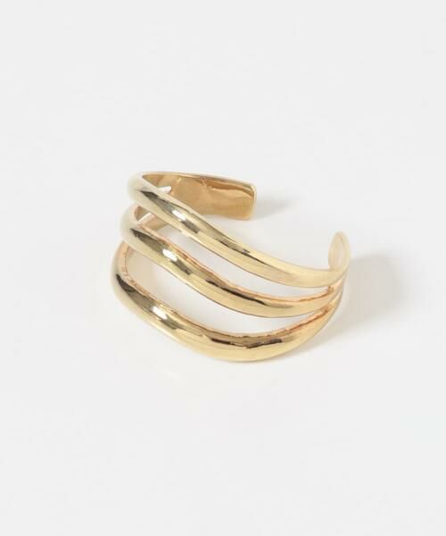 SMELLY / スメリー ブレスレット・バングル | ウェーブラインワイドメタルバングル | 詳細6