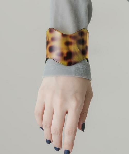 SMELLY / スメリー ブレスレット・バングル | デミパターンワイドバングル（ブラウン）