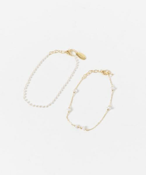 SMELLY / スメリー ブレスレット・バングル | パールストーン2セットブレスレット | 詳細5