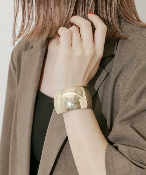 SMELLY / スメリー ブレスレット・バングル | シンプルメタルワイドバングル | 詳細1