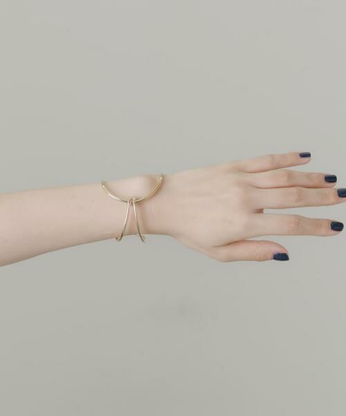 SMELLY / スメリー ブレスレット・バングル | ニュアンスメタルクロスバングル | 詳細3