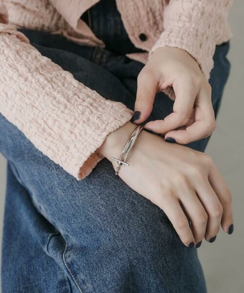 SMELLY / スメリー ブレスレット・バングル | ステンレスカーブバーマンテルブレスレット | 詳細3