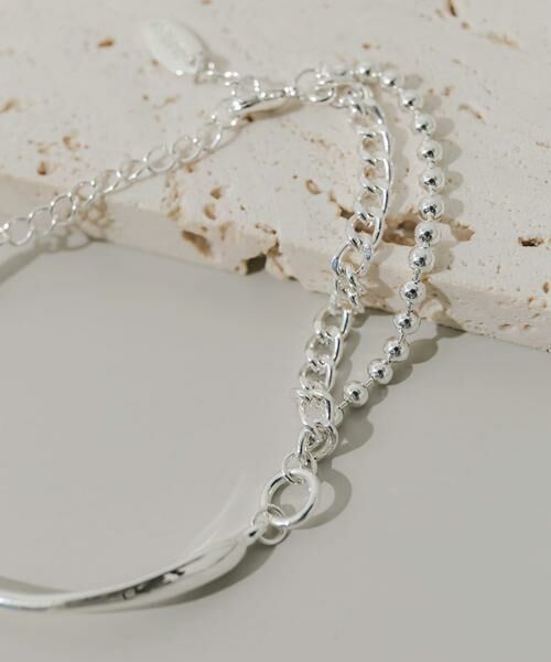 SMELLY / スメリー ブレスレット・バングル | ニュアンスカーブバーチェーンブレスレット | 詳細1