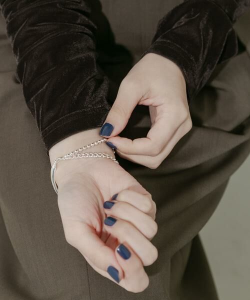 SMELLY / スメリー ブレスレット・バングル | ニュアンスカーブバーチェーンブレスレット | 詳細5