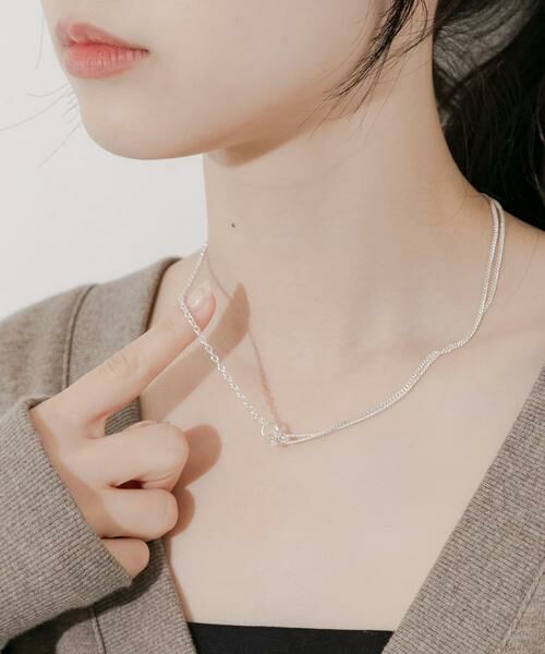 SMELLY / スメリー ネックレス・ペンダント・チョーカー | トリプルリングチェーンコンビネックレス | 詳細2