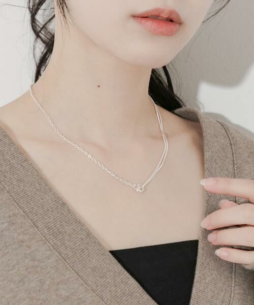 SMELLY / スメリー ネックレス・ペンダント・チョーカー | トリプルリングチェーンコンビネックレス | 詳細5