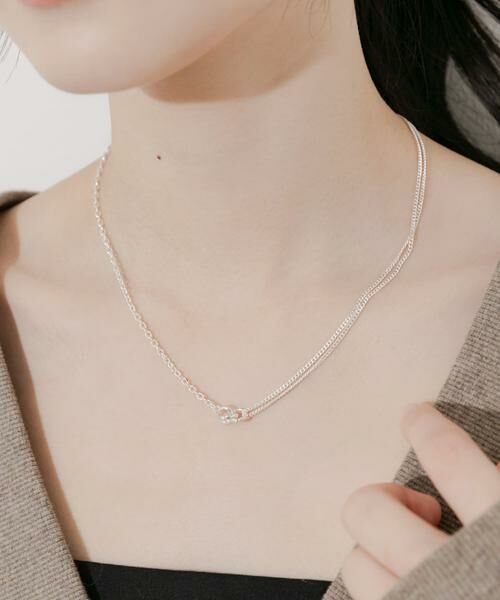 SMELLY / スメリー ネックレス・ペンダント・チョーカー | トリプルリングチェーンコンビネックレス | 詳細6