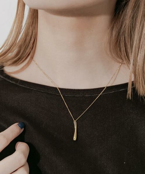 SMELLY / スメリー ネックレス・ペンダント・チョーカー | ステンレスニュアンスドロップトップネックレス | 詳細3