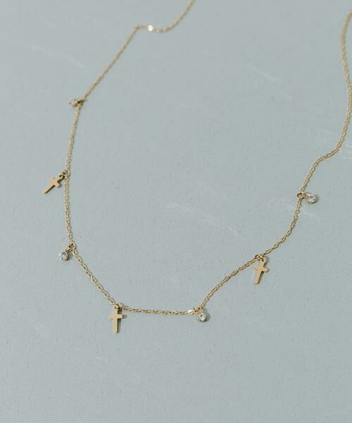 SMELLY / スメリー ネックレス・ペンダント・チョーカー | ステンレスクロスチャームネックレス | 詳細1