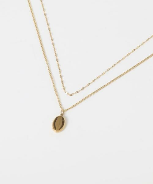 SMELLY / スメリー ネックレス・ペンダント・チョーカー | ステンレスオーバルトップ2セットネックレス | 詳細3