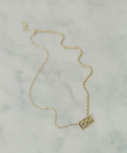 SMELLY / スメリー ネックレス・ペンダント・チョーカー | スクエアプレートトップネックレス | 詳細1