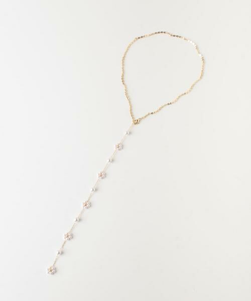 SMELLY / スメリー ネックレス・ペンダント・チョーカー | パールフラワーYネックレス | 詳細8