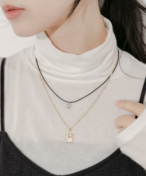 SMELLY / スメリー ネックレス・ペンダント・チョーカー | チャームコードレイヤードネックレス | 詳細1