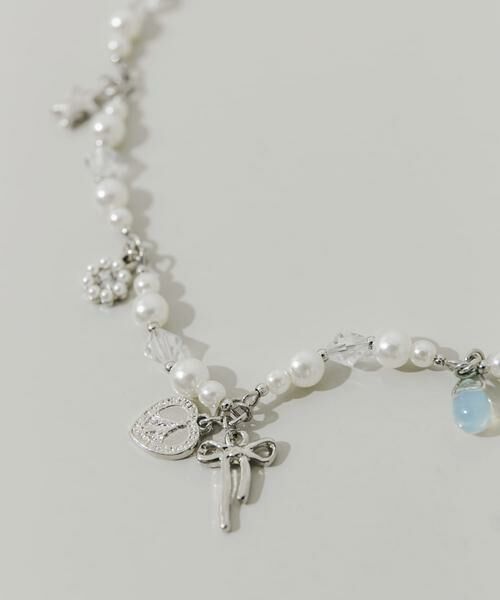 SMELLY / スメリー ネックレス・ペンダント・チョーカー | キラキラチャームパールネックレス | 詳細2