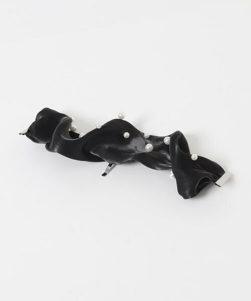 SMELLY / スメリー ヘアアクセサリー | サテンパールヘアカフ | 詳細5