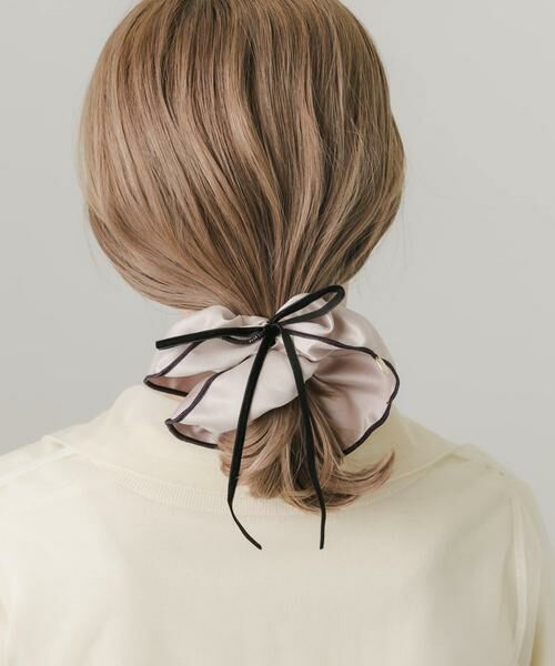 SMELLY / スメリー ヘアゴム・シュシュ | バイカラーサテンシュシュ | 詳細4