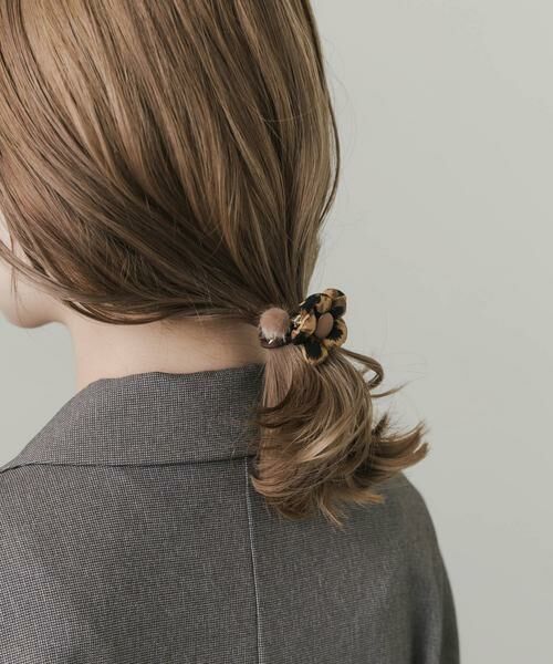 SMELLY / スメリー ヘアゴム・シュシュ | レオパードフラワーヘアポニー | 詳細4