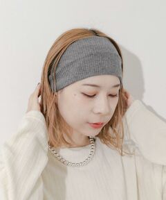 SMELLY / スメリー カチューシャ・カチューム・その他 | リブワイドヘアバンド