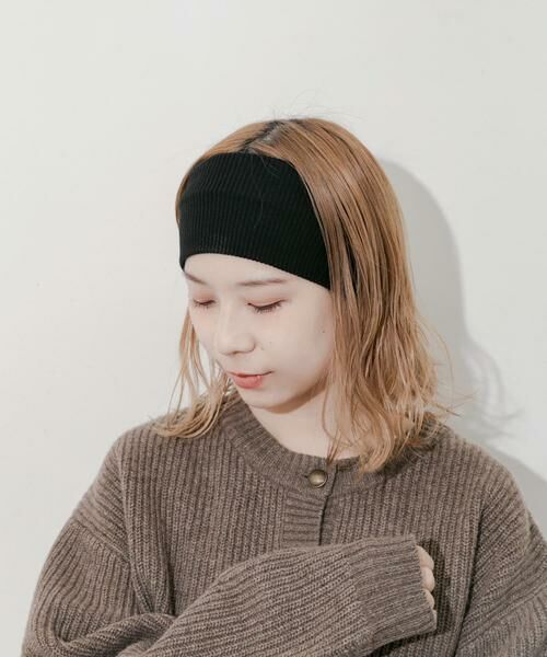 SMELLY / スメリー カチューシャ・カチューム・その他 | リブワイドヘアバンド | 詳細1