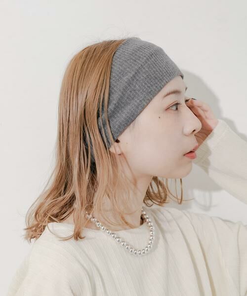 SMELLY / スメリー カチューシャ・カチューム・その他 | リブワイドヘアバンド | 詳細11