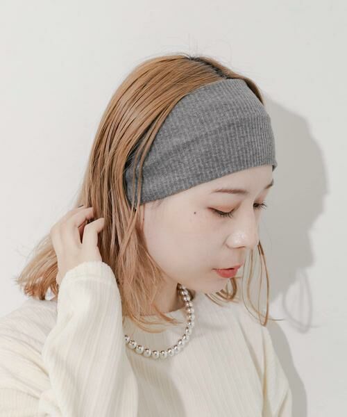 SMELLY / スメリー カチューシャ・カチューム・その他 | リブワイドヘアバンド | 詳細12