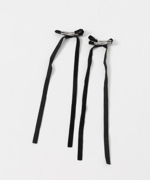 SMELLY / スメリー カチューシャ・カチューム・その他 | ベロアリボン2セットヘアピン | 詳細7