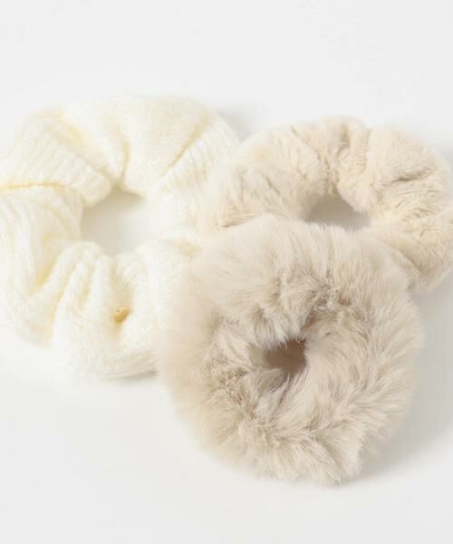 SMELLY / スメリー ヘアゴム・シュシュ | ニットファー3セットシュシュ | 詳細11