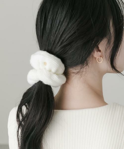 SMELLY / スメリー ヘアゴム・シュシュ | ニットファー3セットシュシュ | 詳細3