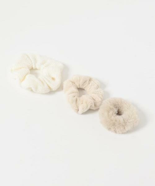 SMELLY / スメリー ヘアゴム・シュシュ | ニットファー3セットシュシュ | 詳細7