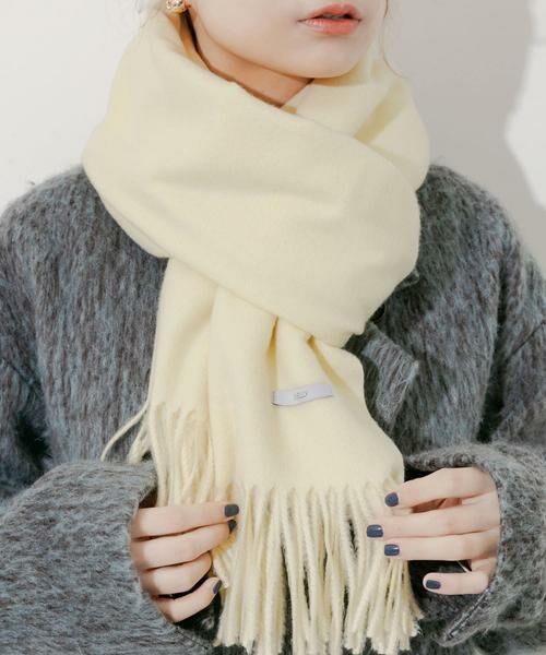 SMELLY / スメリー マフラー・ショール・スヌード・ストール | ムジシンプルマフラー | 詳細4
