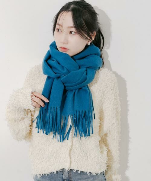 SMELLY / スメリー マフラー・ショール・スヌード・ストール | ムジシンプルマフラー | 詳細18