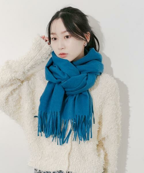 SMELLY / スメリー マフラー・ショール・スヌード・ストール | ムジシンプルマフラー | 詳細19