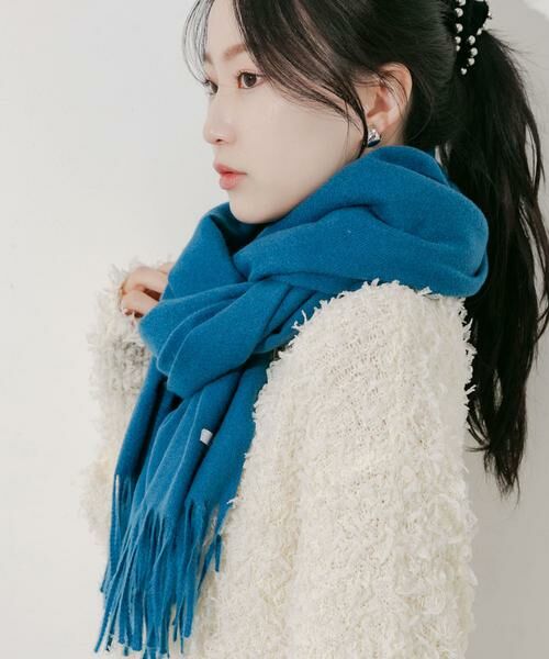 SMELLY / スメリー マフラー・ショール・スヌード・ストール | ムジシンプルマフラー | 詳細21