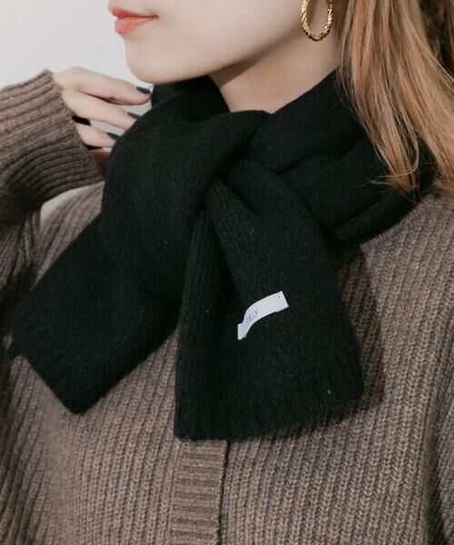 SMELLY / スメリー マフラー・ショール・スヌード・ストール | プレーンニットマフラー | 詳細1
