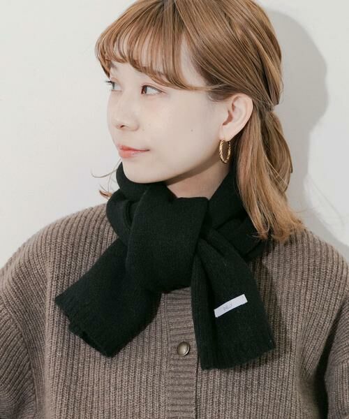 SMELLY / スメリー マフラー・ショール・スヌード・ストール | プレーンニットマフラー | 詳細3