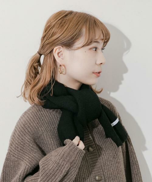 SMELLY / スメリー マフラー・ショール・スヌード・ストール | プレーンニットマフラー | 詳細4