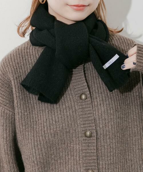 SMELLY / スメリー マフラー・ショール・スヌード・ストール | プレーンニットマフラー | 詳細5