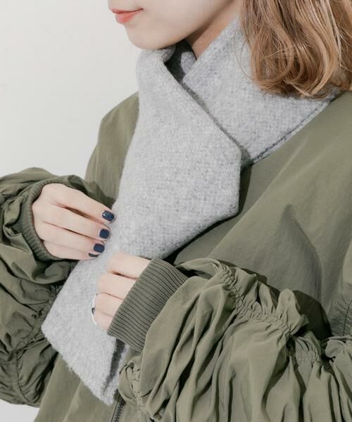 SMELLY / スメリー マフラー・ショール・スヌード・ストール | プレーンニットマフラー | 詳細12