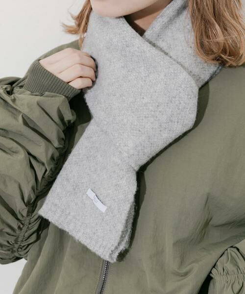 SMELLY / スメリー マフラー・ショール・スヌード・ストール | プレーンニットマフラー | 詳細14