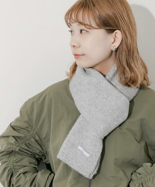 SMELLY / スメリー マフラー・ショール・スヌード・ストール | プレーンニットマフラー | 詳細17