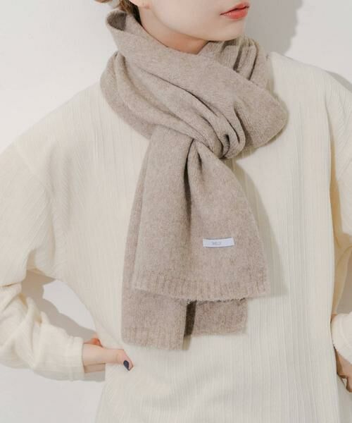 SMELLY / スメリー マフラー・ショール・スヌード・ストール | プレーンニットマフラー | 詳細21