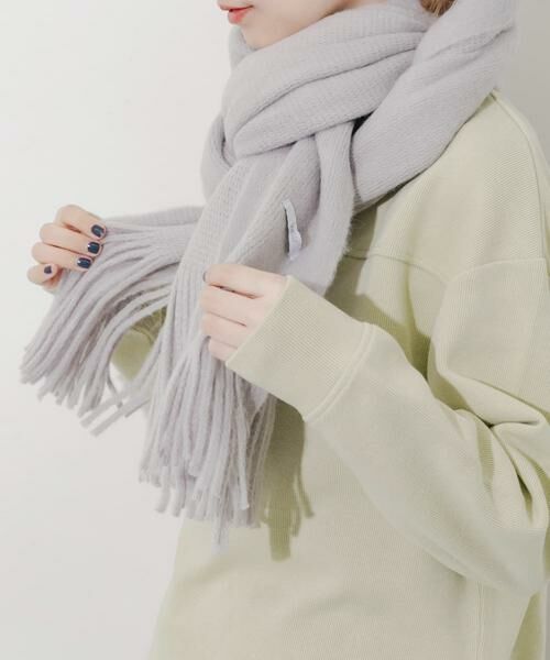 SMELLY / スメリー マフラー・ショール・スヌード・ストール | ソフトボリュームマフラー | 詳細17