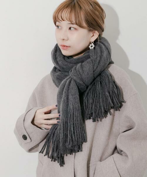 SMELLY / スメリー マフラー・ショール・スヌード・ストール | ソフトボリュームマフラー | 詳細24