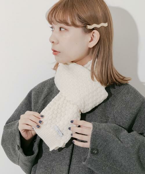 SMELLY / スメリー マフラー・ショール・スヌード・ストール | ポコポコマフラー | 詳細11