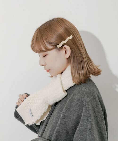 SMELLY / スメリー マフラー・ショール・スヌード・ストール | ポコポコマフラー | 詳細12